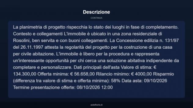 Immobile in asta di 334 m² in vendita a Rosolini - Foto 13