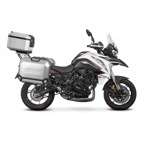 Benelli Trk 702 X valigie laterali Kappa bauletto Shad Tr Terra cupolino Biondi - Foto 13