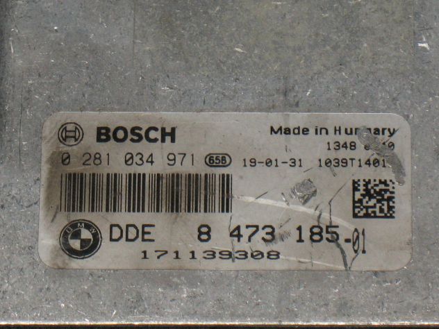 0281034971 ECU CENTRALINA BMW MINI EDC17C50-6.58 0281034971 DDE8473185 8473185 - Foto 2