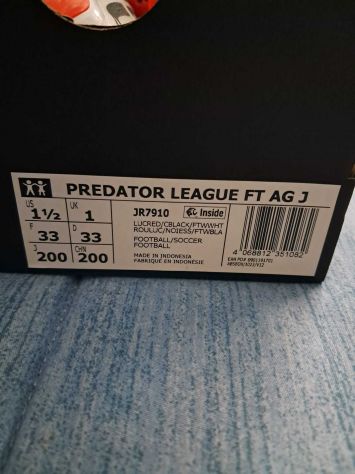 SCARPINI ADIDAS PREDATOR LEAGUE N°33 Modello: JR7910 - Foto 3