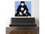 Quadro John Lennon e Paul McCartney dipinto a mano