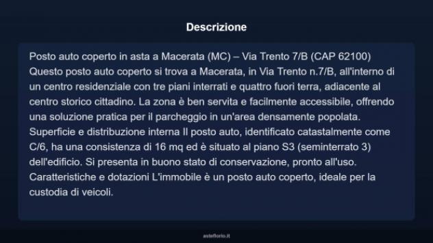 Immobile in asta di 16 m² in vendita a Macerata - Foto 3
