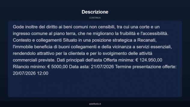 Immobile in asta di 274 m² in vendita a Recanati - Foto 4