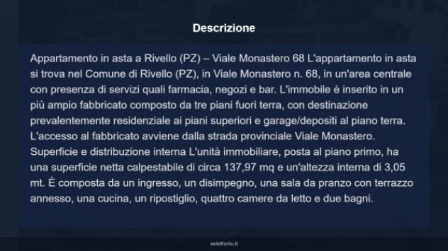 Immobile in asta di 137 m² con più di 5 locali in vendita a Rivello - Foto 17
