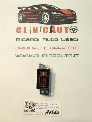 INTERRUTTORE RISCALDAMENTO SEDILI NISSAN X-Trail Serie (T32) R9M (1418) - Foto 2