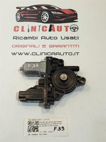 MOTORINO ALZAVETRO ANTERIORE SINISTRO KIA Rio 4° Serie 82450-1W010 D4FC (11) - Foto 2
