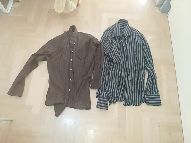 lotto 8 camice uomo taglia L. Tra cui Benetton sisly proposte uomo denim In dis - Foto 2
