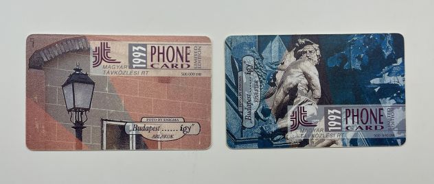 Lotto 6 carte schede telefoniche UNGHERIA Matav - Foto 3