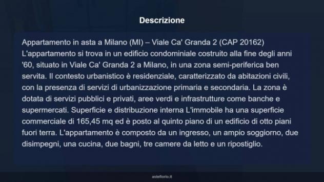 Immobile in asta di 165 m² con più di 5 locali e box auto in vendita a Milano - Foto 16