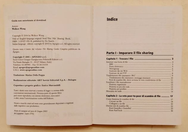 Guida non autorizzata al download.Tecniche e segreti Wallace Wang Ed.Apogeo,2005 - Foto 5