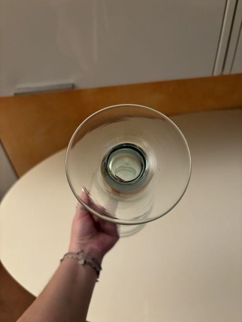 UN VASO IN VETRO TRASPARENTE COME NUOVO MA VINTAGE È DEGLI ANNI ‘80/90 - Foto 6