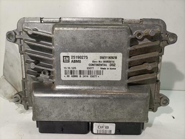 CENTRALINA MOTORE CHEVROLET Spark 1° Serie 96958816 B10D1 benzina 995 (0912)