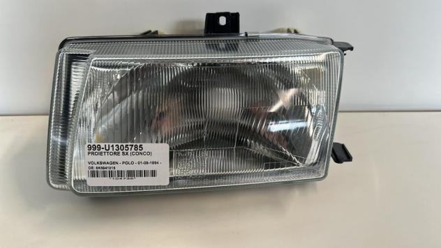 PROIETTORE SX (CONCO) 999-U1305785 Parti elettriche  Fanaleria  Proiettori  Proiettore ant. VOLKSWAGEN - CADDY - 01-01-1997 - 01-08-2003, VOLKSWAGEN -