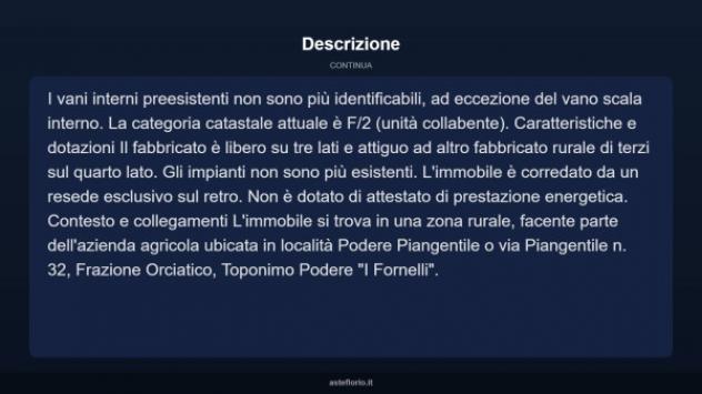 Immobile in asta di 70 m² in vendita a Lajatico - Foto 4