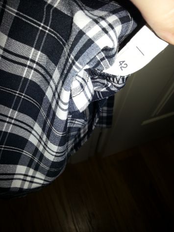 CAMICIA NUOVA MA VINTAGE DA DONNA ELASTICIZZATA MADE IN ITALY TAGLIA 42 ITALIANA - Foto 4