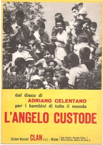 Spartito pianoforte e canto cm. 31x23 : A. CELENTANO : L'ANGELO CUSTODE