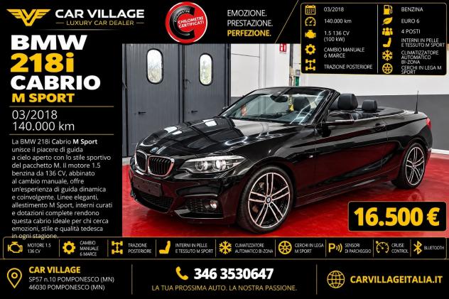 Bmw 218 218i Cabrio Sport