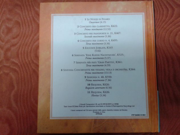 CD AUDIO "MOZART I SUOI CAPOLAVORI" - Foto 4
