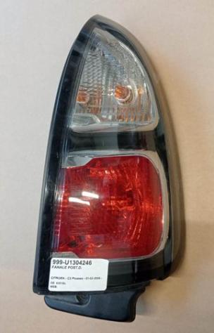 FANALE POST. DX 999-U1304246 Parti elettriche  Fanaleria  Fanali  Fanale post. dx. CITROEN - C3 Picasso - 01-02-2009 - 01-09-2012, CITROEN - C