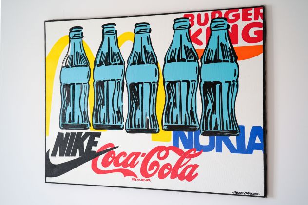 Quadro Pop Art Colori dipinto a mano - Foto 3