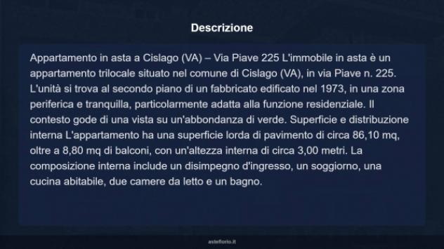 Immobile in asta di 86 m², box auto in vendita a Cislago - Foto 14