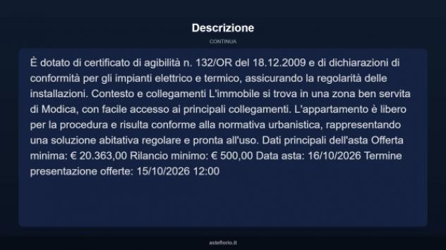 Immobile in asta di 53 m² in vendita a Modica - Foto 4