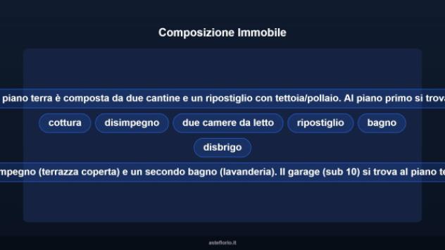 Immobile in asta di 214 m² con più di 5 locali e box auto in vendita a Montagnana - Foto 10
