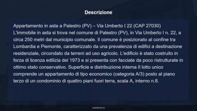 Immobile in asta di 60 m², box auto in vendita a Palestro - Foto 16