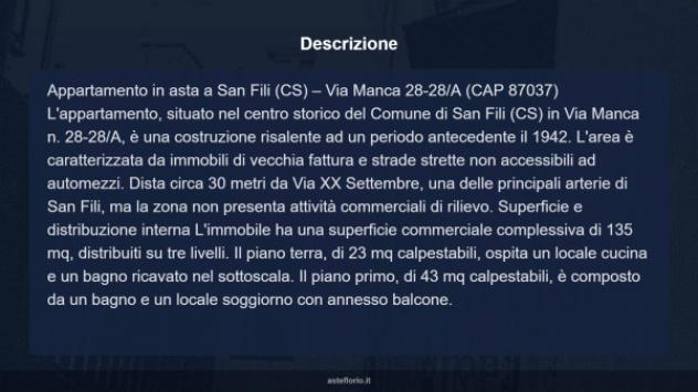 Immobile in asta di 135 m² in vendita a San Fili - Foto 12
