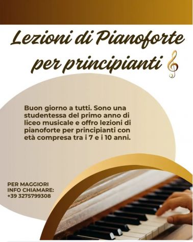 Lezione di pianoforte