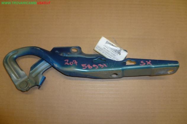 CERNIERA S.COFANO ANT. BLU MET PEUGEOT 207 (A7) 3 porte / 5 porte  Carrozzeria  Lamierati esterni  Cofano  Cerniera cofano  PEUGEOT - 207 3 porte / 5