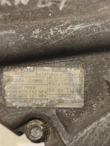 COMPRESSORE A/C FIAT Panda 2° Serie 5A7975600 517469310 188A8000 diesel 1248 (0310) - Foto 3