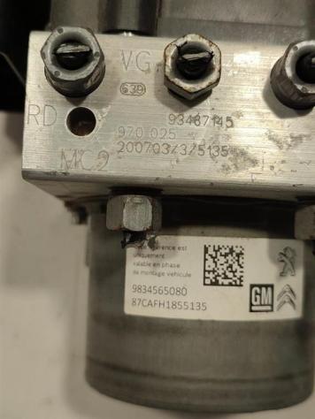 CENTRALINA ABS CITROEN C3 AirCross 9834565080 93487145 YH01 diesel 1499 (17) - Foto 2