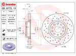 Brembo Disco  Freno 0997721X