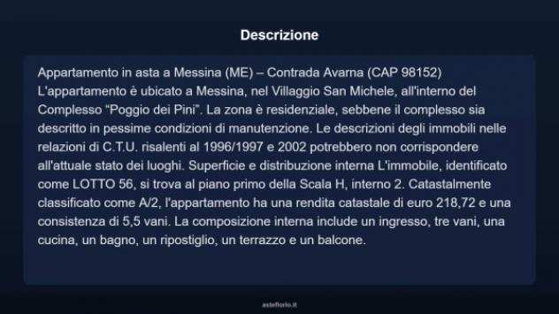 Immobile in asta di 78 m² in vendita a Messina - Foto 3