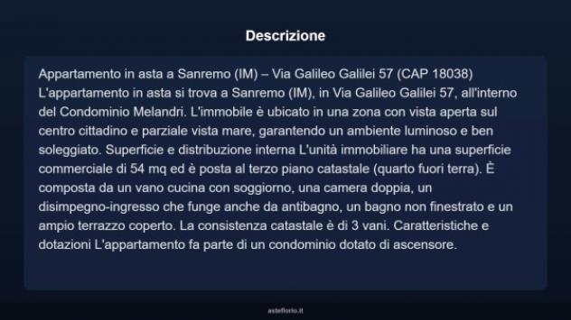 Immobile in asta di 54 m² in vendita a Sanremo - Foto 12