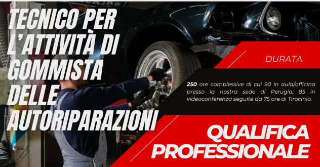 Corso di Responsabile Tecnico Gommista