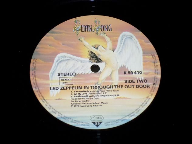 LED ZEPPELIN - In Through the Out Door (Paper Bag) LP / 33 rpm 1979 Swan Song - Foto 5