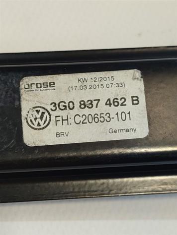 MECCANISMO ALZAVETRO ANT. DX VOLKSWAGEN Passat Variant B8 (3G5, CB5) 3G0837462B DCXA (14) - Foto 2