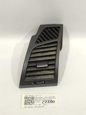 BOCCHETTA ARIA CRUSCOTTO SX BMW Serie 1 Serie (E87) 7059187 N47D20C (07)