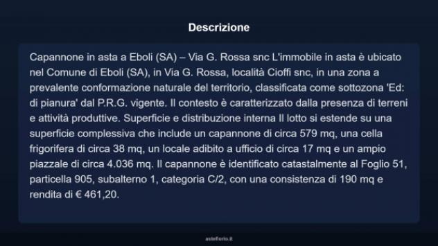 Immobile in asta di 617 m² in vendita a Eboli - Foto 6