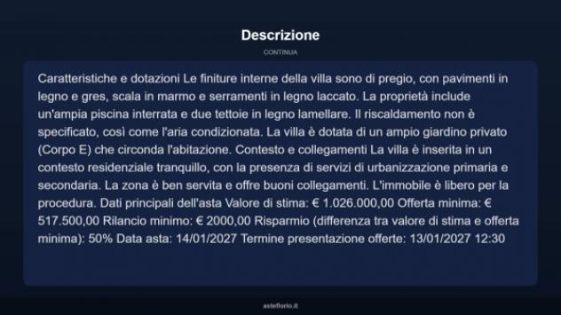 Immobile in asta di 439 m² con più di 5 locali e box auto doppio in vendita a Cadeo - Foto 15