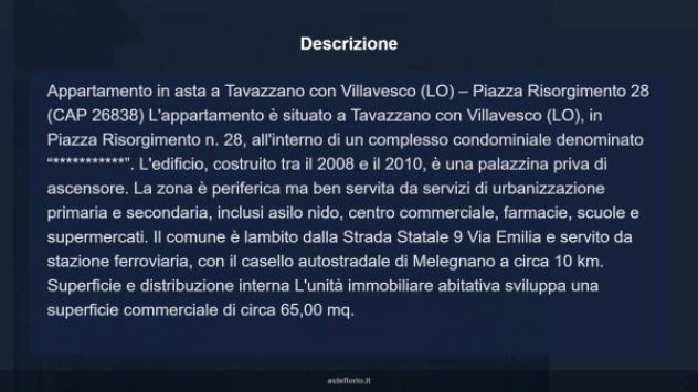 Immobile in asta di 65 m² in vendita a Tavazzano con Villavesco - Foto 17
