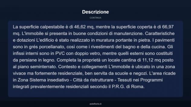 Immobile in asta di 70 m² in vendita a Roma - Foto 7