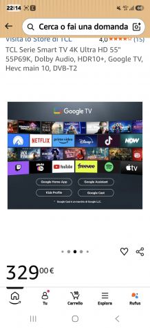 Smart TV 55 pollici tcl nuova - Foto 3