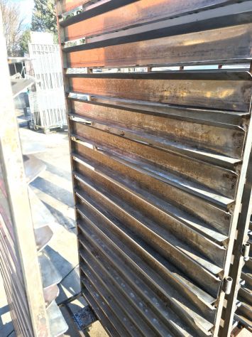 5 carrelli portateglie inox usati - Foto 3