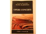 Libro "Teatro Filarmonico - opere e concerti anno 1980"