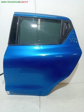 PORTA POST. SX CON AL / SE BLU MET. 999-U1560677 Carrozzeria  Lamierati esterni  Porte  Porta post. sx. SUZUKI - SWIFT - 2017