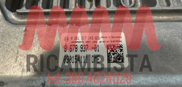 8678937 BMW G11 centralina motore Bosch 0261S17143