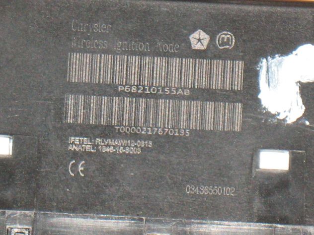P68210155AB BOCCHETTO CHIAVE CHRYSLER GRAN VOYAGER 68210155AB T0000217670135 - Foto 2